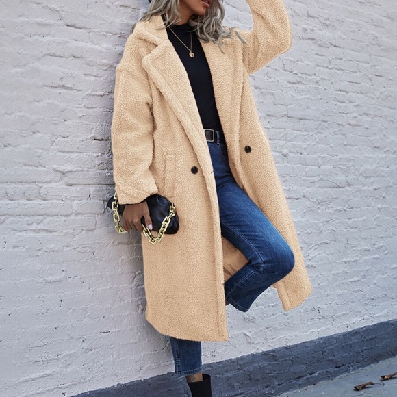 Jackets & Blazers - Women's Cream Teddy Jacket